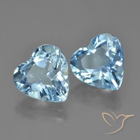 Shop natural 8.34ct スイスブルー トパーズ gems, 心臓, from ブラジル at GemSelect. In stock, global shipping!