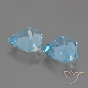 Shop natural 8.36ct スイスブルー トパーズ gems, 心臓, from ブラジル at GemSelect. In stock, global shipping!
