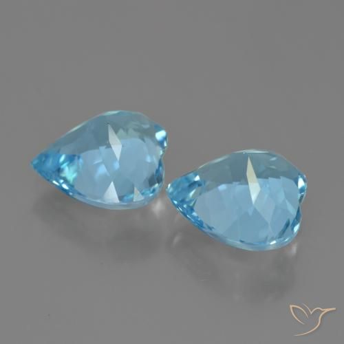 Shop natural 7.89ct スイスブルー トパーズ gems, 心臓, from ブラジル at GemSelect. In stock, global shipping!