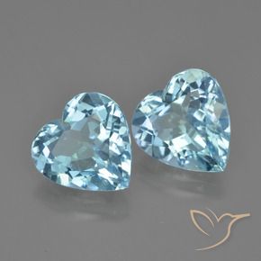 Shop natural 7.42ct スカイブルー トパーズ gems, 心臓, from ブラジル at GemSelect. In stock, global shipping!