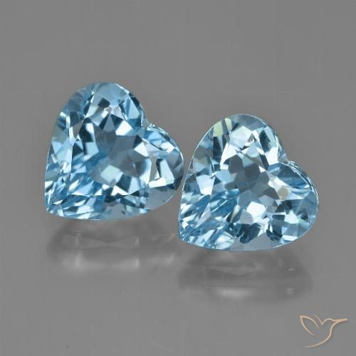 Shop natural 8.48ct スイスブルー トパーズ gems, 心臓, from ブラジル at GemSelect. In stock, global shipping!