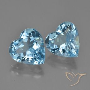 Shop natural 8.48ct スイスブルー トパーズ gems, 心臓, from ブラジル at GemSelect. In stock, global shipping!