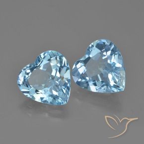 Shop natural 7.41ct スカイブルー トパーズ gems, 心臓, from ブラジル at GemSelect. In stock, global shipping!