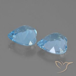 Shop natural 7.41ct スカイブルー トパーズ gems, 心臓, from ブラジル at GemSelect. In stock, global shipping!