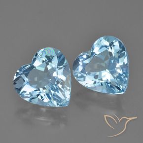 Shop natural 8.34ct スイスブルー トパーズ gems, 心臓, from ブラジル at GemSelect. In stock, global shipping!
