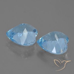 Shop natural 8.34ct スイスブルー トパーズ gems, 心臓, from ブラジル at GemSelect. In stock, global shipping!