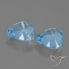 Shop natural 7.83ct スカイブルー トパーズ gems, 心臓, from ブラジル at GemSelect. In stock, global shipping!