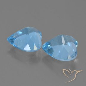 Shop natural 8.45ct スカイブルー トパーズ gems, 心臓, from ブラジル at GemSelect. In stock, global shipping!