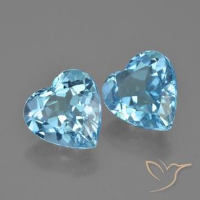 Shop natural 8.42ct スイスブルー トパーズ gems, 心臓, from ブラジル at GemSelect. In stock, global shipping!