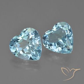 Shop natural 8.81ct スカイブルー トパーズ gems, 心臓, from ブラジル at GemSelect. In stock, global shipping!