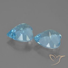 Shop natural 7.65ct スカイブルー トパーズ gems, 心臓, from ブラジル at GemSelect. In stock, global shipping!
