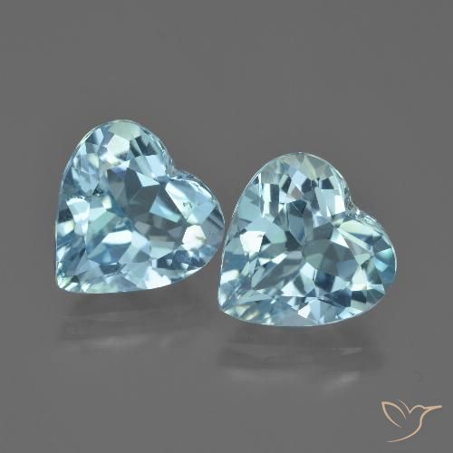 Shop natural 8.21ct スカイブルー トパーズ gems, 心臓, from ブラジル at GemSelect. In stock, global shipping!