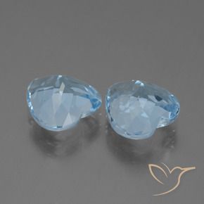 Shop natural 8.28ct スカイブルー トパーズ gems, 心臓, from ブラジル at GemSelect. In stock, global shipping!