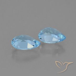 Shop natural 1.63ct スカイブルー トパーズ gems, 洋梨の形, from ブラジル at GemSelect. In stock, global shipping!