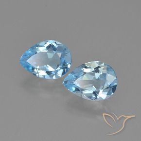 Shop natural 1.70ct スカイブルー トパーズ gems, 洋梨の形, from ブラジル at GemSelect. In stock, global shipping!