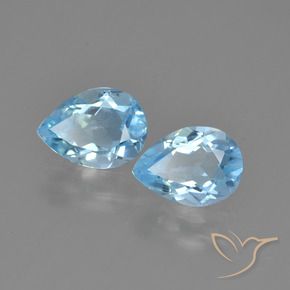 Shop natural 1.55ct スカイブルー トパーズ gems, 洋梨の形, from ブラジル at GemSelect. In stock, global shipping!