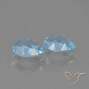 Shop natural 1.55ct スカイブルー トパーズ gems, 洋梨の形, from ブラジル at GemSelect. In stock, global shipping!