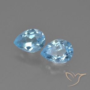 Shop natural 1.46ct スカイブルー トパーズ gems, 洋梨の形, from ブラジル at GemSelect. In stock, global shipping!