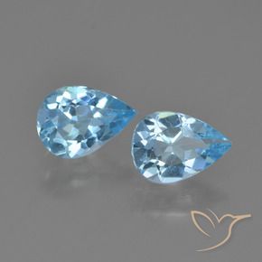 Shop natural 1.49ct スカイブルー トパーズ gems, 洋梨の形, from ブラジル at GemSelect. In stock, global shipping!