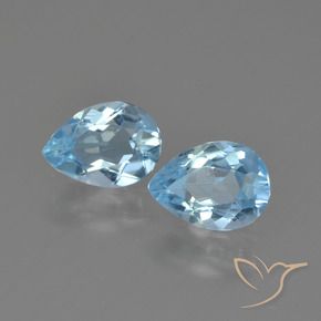 Shop natural 1.62ct スカイブルー トパーズ gems, 洋梨の形, from ブラジル at GemSelect. In stock, global shipping!