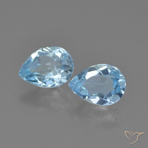 Shop natural 1.85ct スカイブルー トパーズ gems, 洋梨の形, from ブラジル at GemSelect. In stock, global shipping!