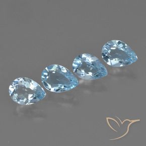 Shop natural 3.24ct スカイブルー トパーズ gems, 洋梨の形, from ブラジル at GemSelect. In stock, global shipping!
