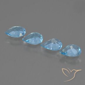 Shop natural 2.85ct スカイブルー トパーズ gems, 洋梨の形, from ブラジル at GemSelect. In stock, global shipping!