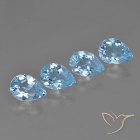 Shop natural 3.11ct スカイブルー トパーズ gems, 洋梨の形, from ブラジル at GemSelect. In stock, global shipping!