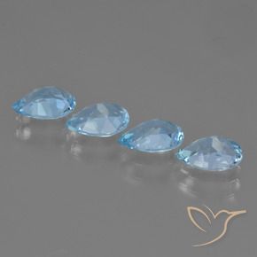 Shop natural 3.11ct スカイブルー トパーズ gems, 洋梨の形, from ブラジル at GemSelect. In stock, global shipping!