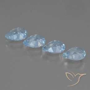 Shop natural 3.32ct スカイブルー トパーズ gems, 洋梨の形, from ブラジル at GemSelect. In stock, global shipping!