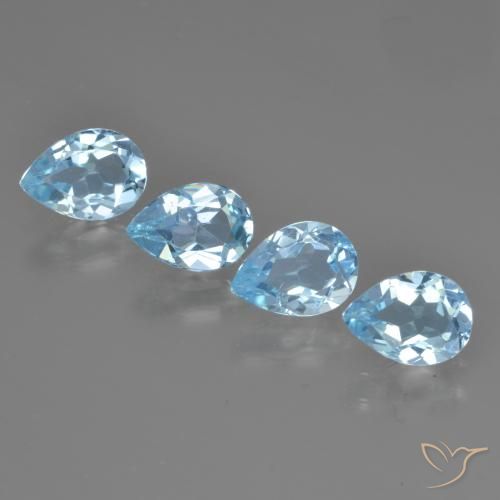 Shop natural 3.18ct スカイブルー トパーズ gems, 洋梨の形, from ブラジル at GemSelect. In stock, global shipping!