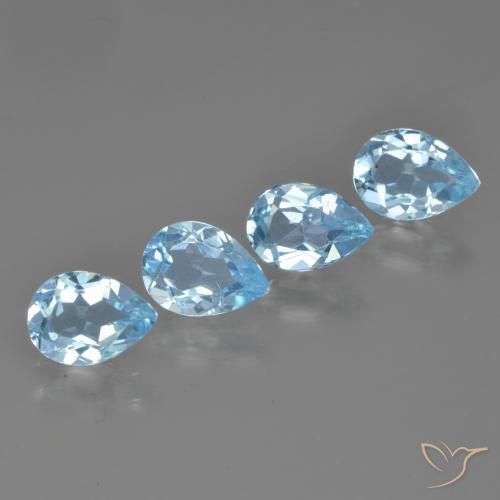 Shop natural 3.18ct スカイブルー トパーズ gems, 洋梨の形, from ブラジル at GemSelect. In stock, global shipping!