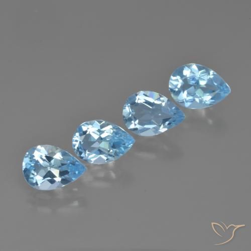 Shop natural 3.33ct スカイブルー トパーズ gems, 洋梨の形, from ブラジル at GemSelect. In stock, global shipping!
