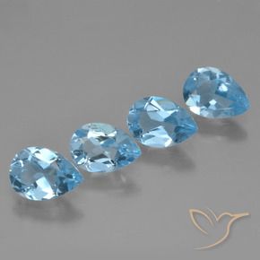 Shop natural 2.93ct スイスブルー トパーズ gems, 洋梨の形, from ブラジル at GemSelect. In stock, global shipping!
