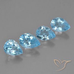 Shop natural 3.30ct スカイブルー トパーズ gems, 洋梨の形, from ブラジル at GemSelect. In stock, global shipping!