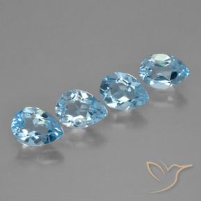 Shop natural 3.29ct スイスブルー トパーズ gems, 洋梨の形, from ブラジル at GemSelect. In stock, global shipping!