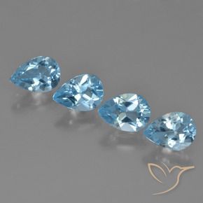 Shop natural 3.23ct スカイブルー トパーズ gems, 洋梨の形, from ブラジル at GemSelect. In stock, global shipping!