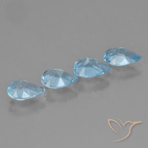 Shop natural 2.85ct スカイブルー トパーズ gems, 洋梨の形, from ブラジル at GemSelect. In stock, global shipping!