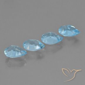Shop natural 3.43ct スイスブルー トパーズ gems, 洋梨の形, from ブラジル at GemSelect. In stock, global shipping!