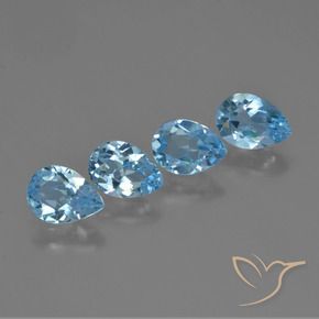 Shop natural 3.31ct スカイブルー トパーズ gems, 洋梨の形, from ブラジル at GemSelect. In stock, global shipping!
