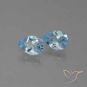 Shop natural 1.61ct スカイブルー トパーズ gems, 洋梨の形, from ブラジル at GemSelect. In stock, global shipping!