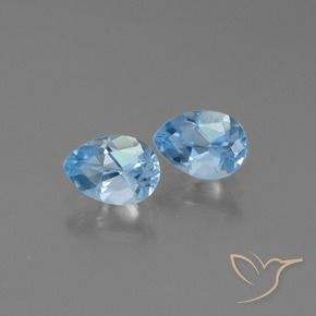 Shop natural 1.61ct スカイブルー トパーズ gems, 洋梨の形, from ブラジル at GemSelect. In stock, global shipping!