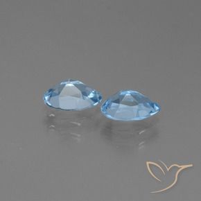 Shop natural 1.61ct スカイブルー トパーズ gems, 洋梨の形, from ブラジル at GemSelect. In stock, global shipping!