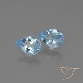 Shop natural 1.60ct スカイブルー トパーズ gems, 洋梨の形, from ブラジル at GemSelect. In stock, global shipping!