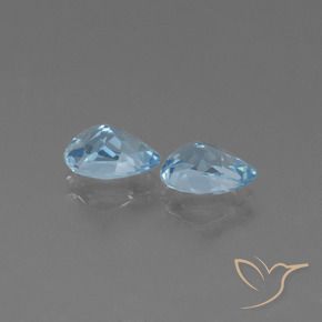 Shop natural 1.81ct スカイブルー トパーズ gems, 洋梨の形, from ブラジル at GemSelect. In stock, global shipping!