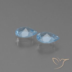 Shop natural 1.65ct スカイブルー トパーズ gems, 洋梨の形, from ブラジル at GemSelect. In stock, global shipping!