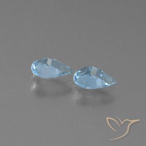 Shop natural 1.27ct スカイブルー トパーズ gems, 洋梨の形, from ブラジル at GemSelect. In stock, global shipping!