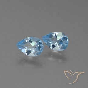 Shop natural 1.64ct スカイブルー トパーズ gems, 洋梨の形, from ブラジル at GemSelect. In stock, global shipping!