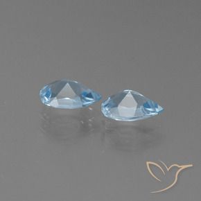 Shop natural 1.64ct スカイブルー トパーズ gems, 洋梨の形, from ブラジル at GemSelect. In stock, global shipping!