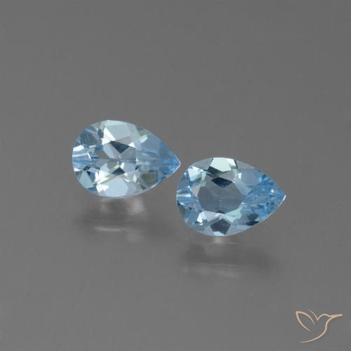 Shop natural 1.64ct スカイブルー トパーズ gems, 洋梨の形, from ブラジル at GemSelect. In stock, global shipping!